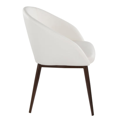 Renee - Contemporary Chair - Copper / White