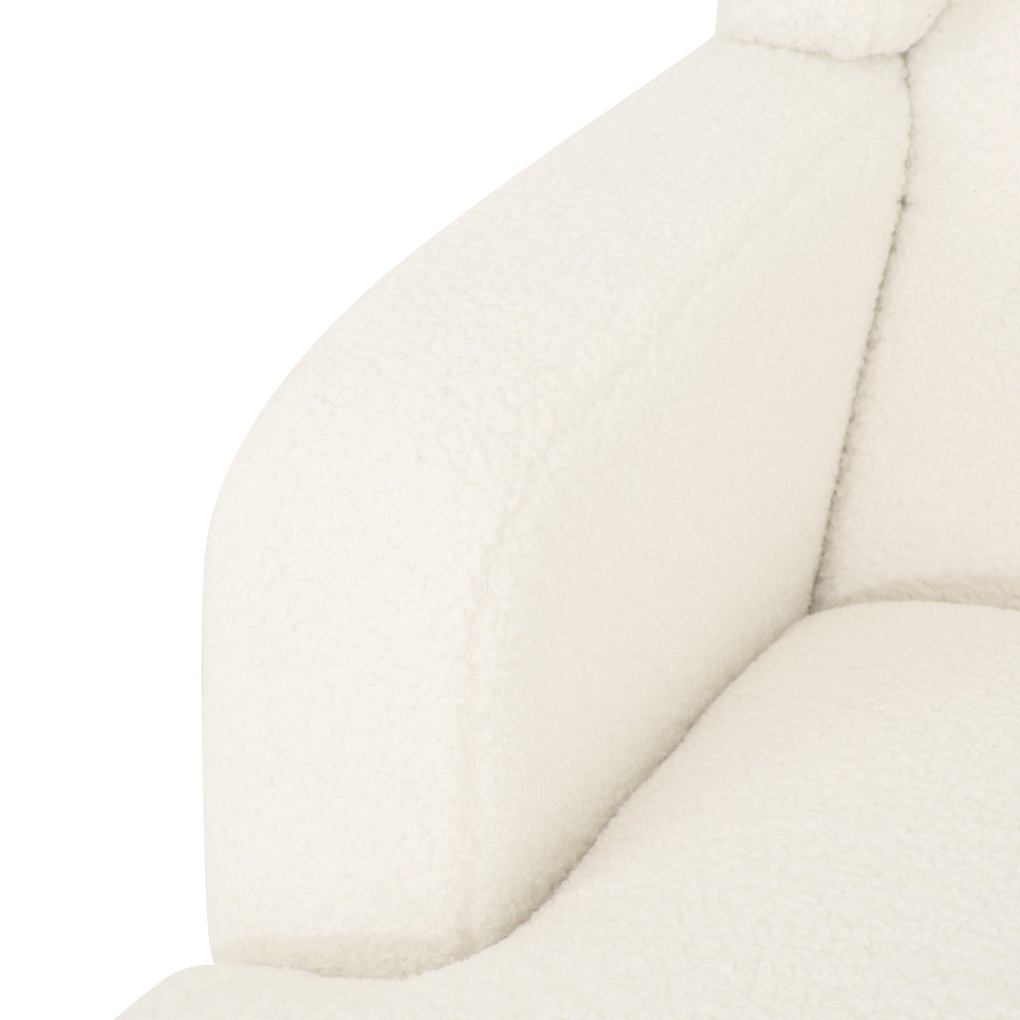Upholstered Accent Chair Tufted Armchair For Living Room - Beige