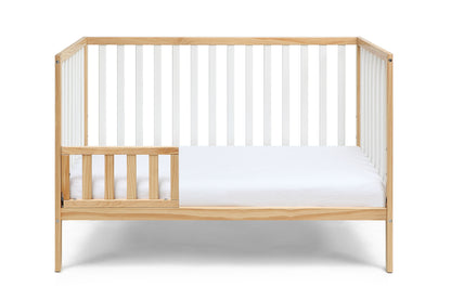 Deux - Remi 3 In 1 Convertible Island Crib - Natural / White