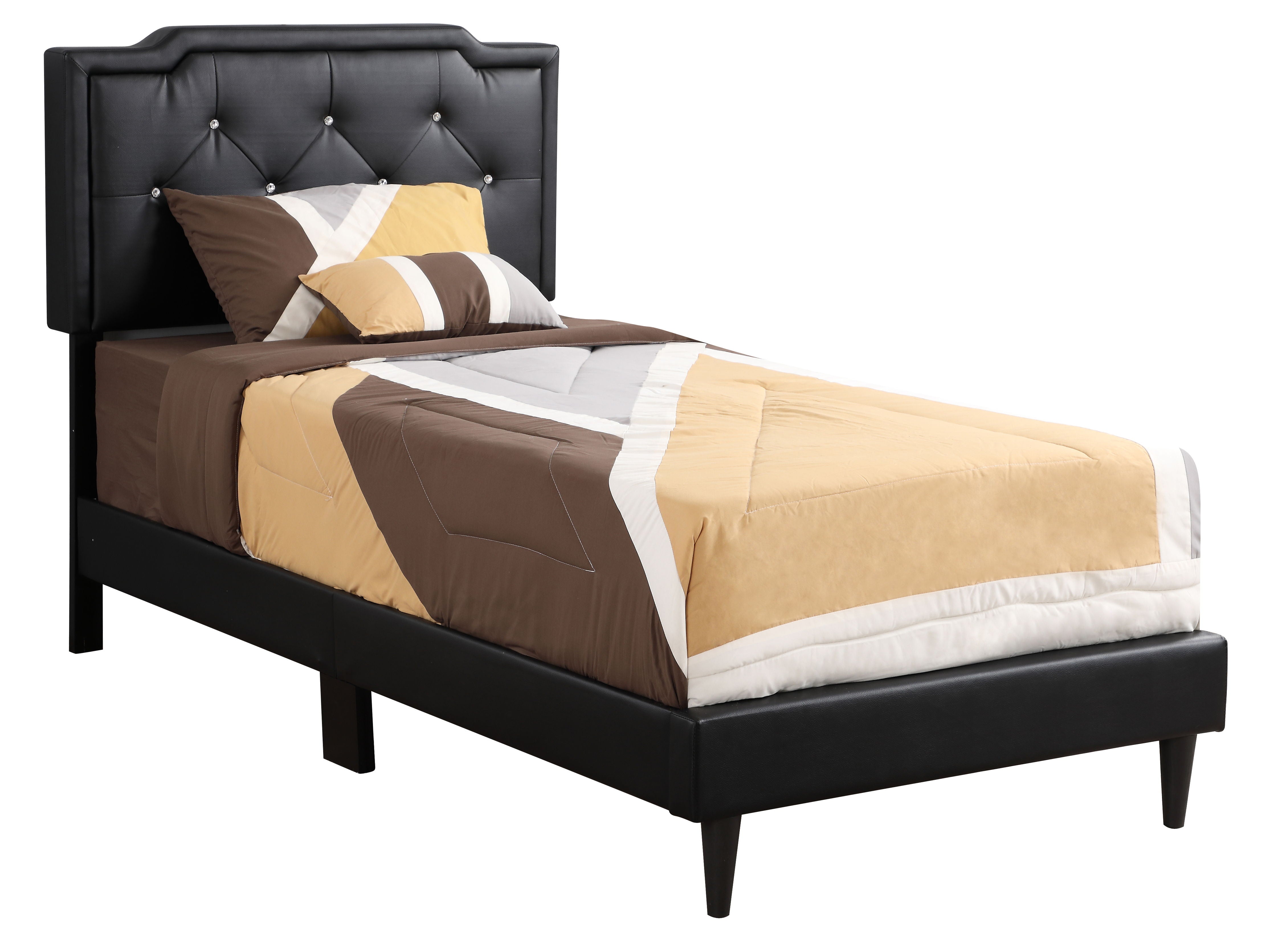 Deb - Twin Bed - Black