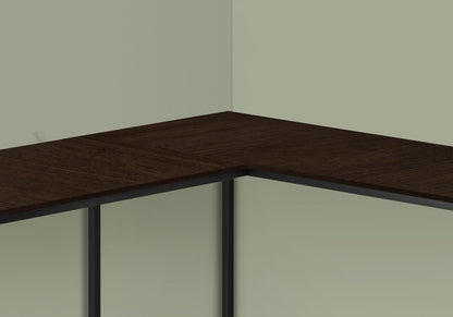 Computer Desk, Home Office, Corner, L Shape, Laptop, Contemporary & Modern - Espresso