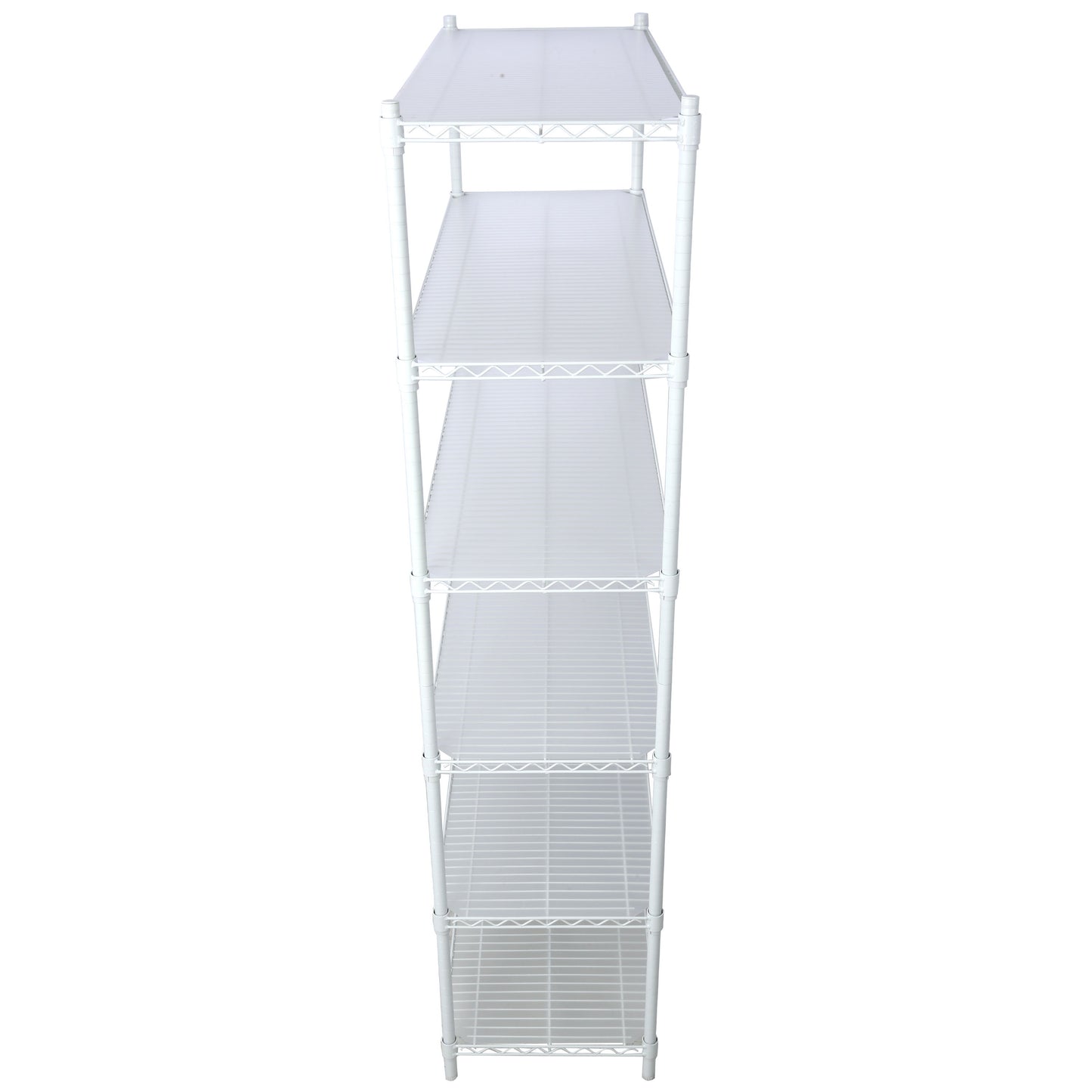 20" 6 Tier 6000Lbs Capacity Nsf Metal Shelf Wire Shelving Unit, Heavy Duty Adjustable Storage Rack With Wheels & Shelf Liners For Commercial Grade Utility Steel Storage Rack - White