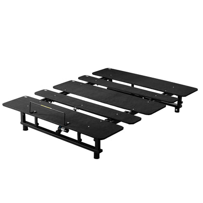 Adjustable Bed Base Frame Queen With Head And Foot Incline And Wireless Remote - Antique Black