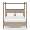 Queen Canopy Bed - Sand