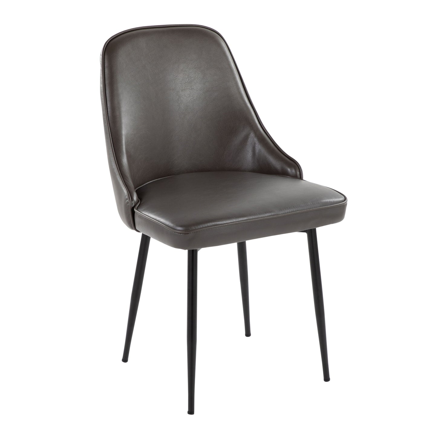 Marcel - Contemporary Dining Chair (Set of 2) - Black / Gray