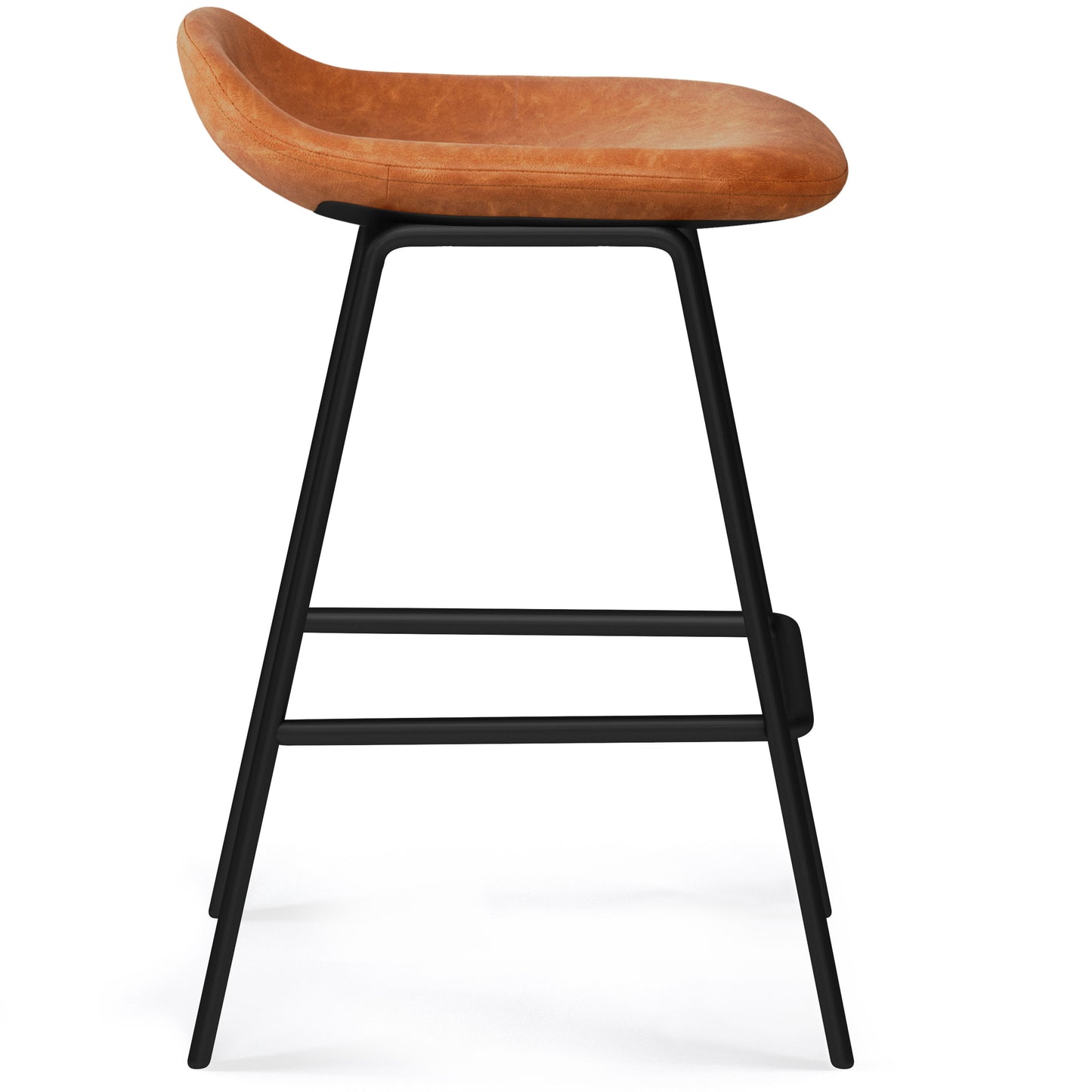 Dafney - Counter Height Stool (Set of 2) - Camel Brown