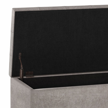 Cosmopolitan - Storage Ottoman - Distressed Gray Taupe