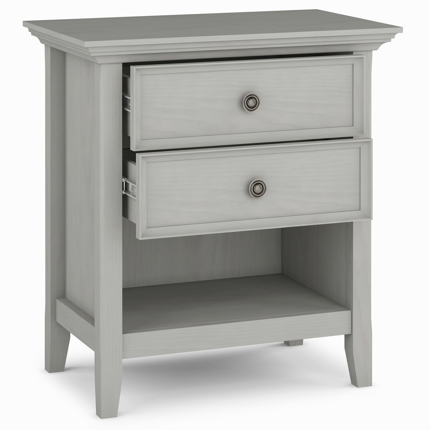 Amherst - Bedside Table - Fog Gray