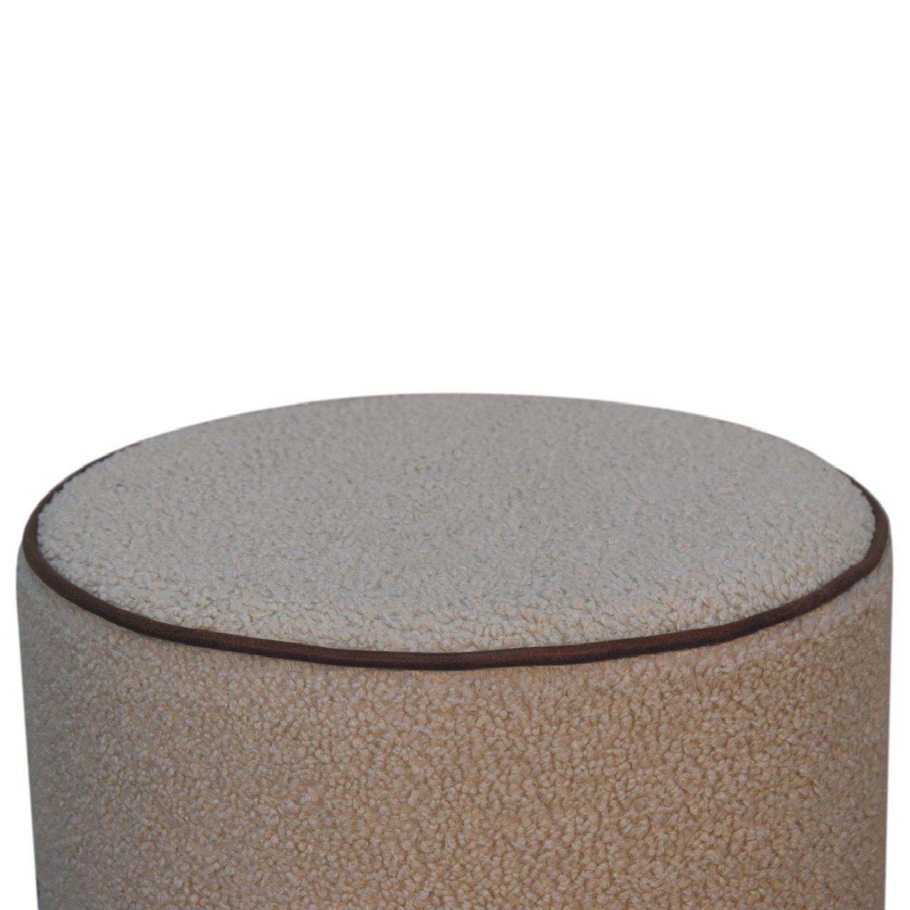 Serenity - Large Round Footstool - Chestnut