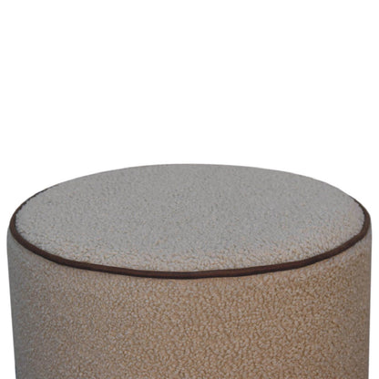 Serenity - Large Round Footstool - Chestnut