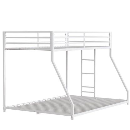 Adam - Twin Over Full Metal Bunk Bed - White