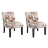 Verma - Floral Accent Chair - Red
