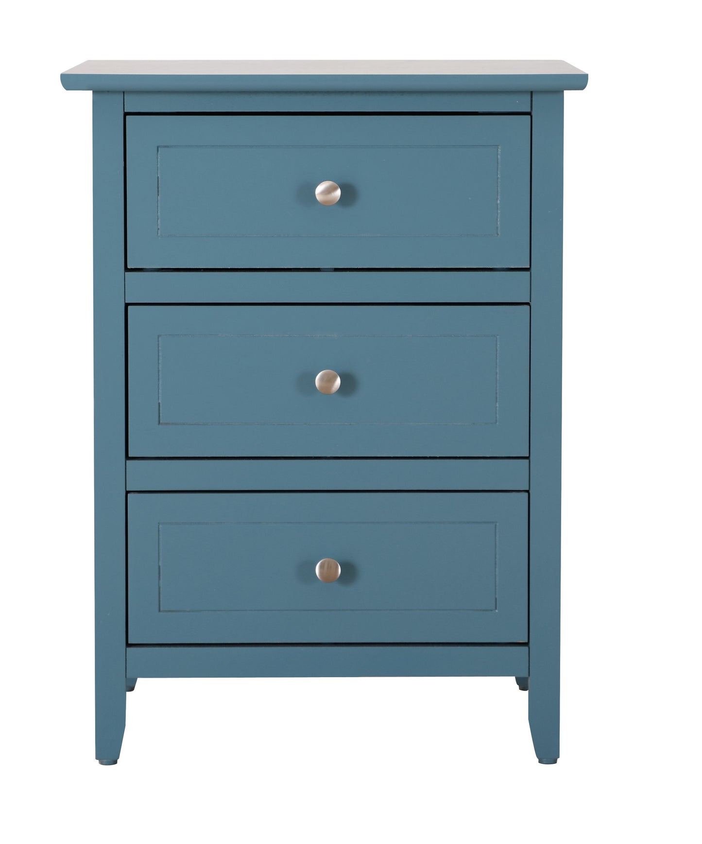 Daniel - Transitional Nightstand - Teal