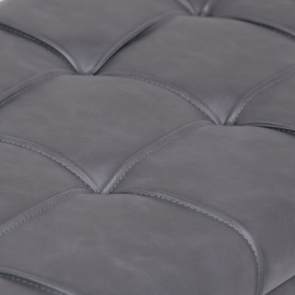 Dover - 3 Piece Storage Ottoman - Stone Gray
