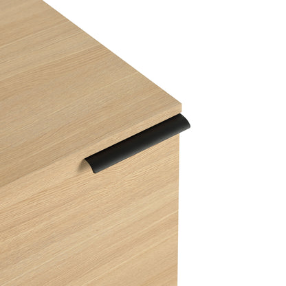 Modern Bathroom Vanity, Cabinet Set Without Sink - Oak
