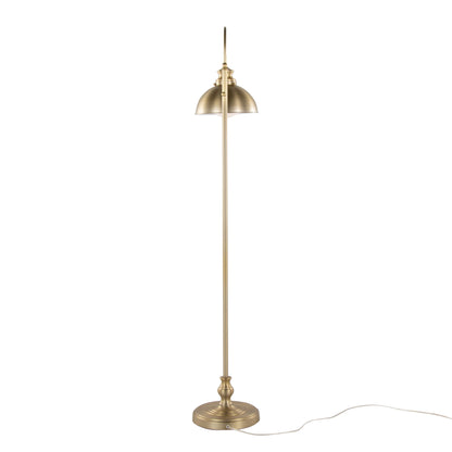Emery - Contemporary Metal Floor Lamp - Gold