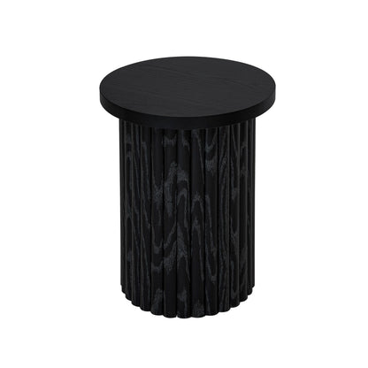 Coffee Table (Set of 2), Round Coffee Table, Modern Side Tables Accent End Table For Living Room - Black