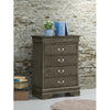 Elegant Traditional Storage Chest - Gray