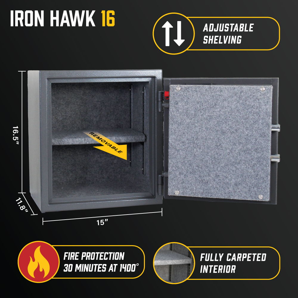 Midsize Office Safe - Gray