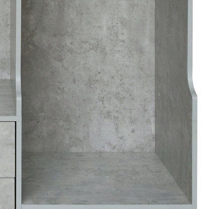 Open Wardrobe Storage For Bedroom - Gray