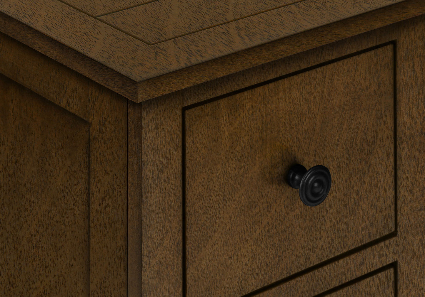 Accent End Table, Storage Drawer, Transitional - Espresso
