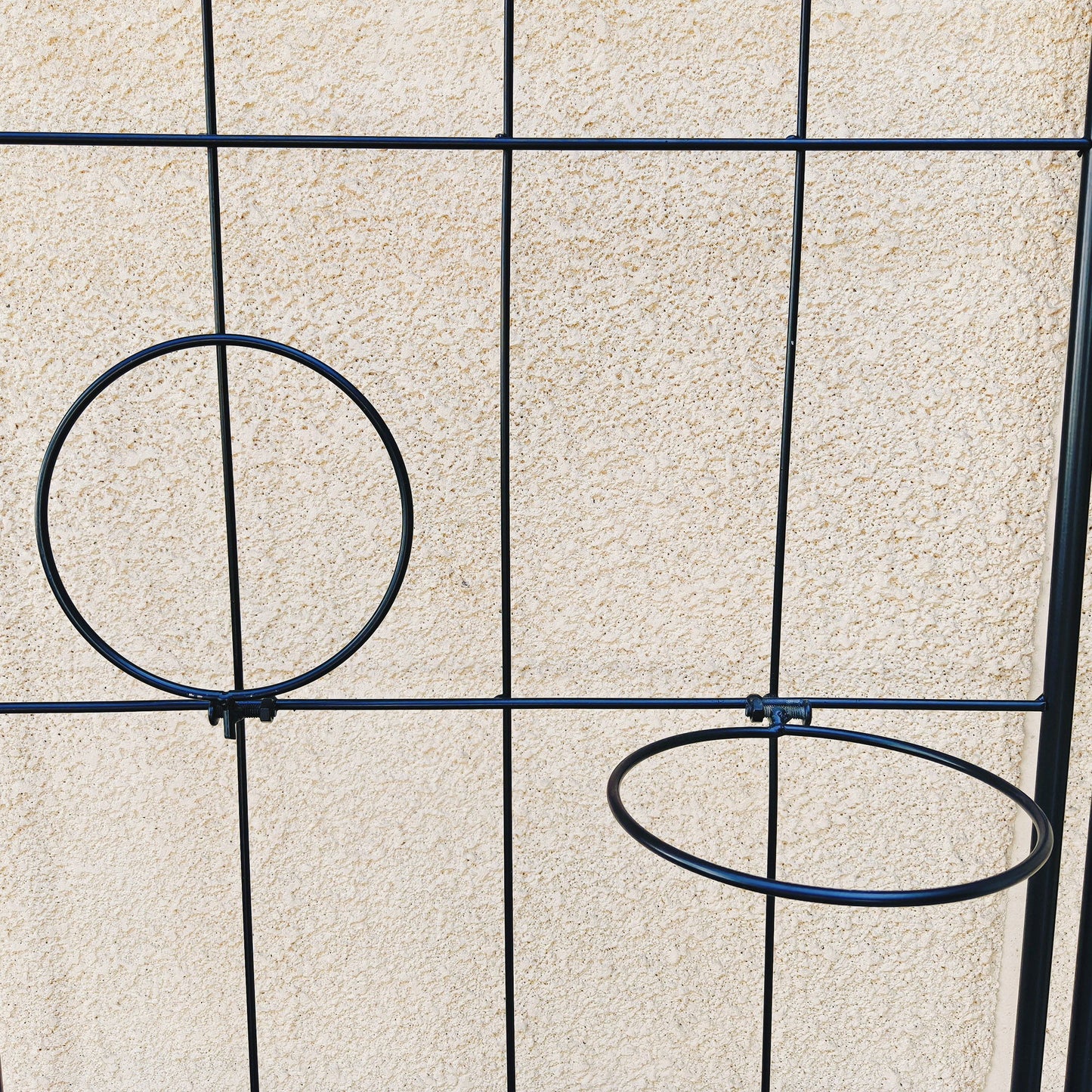 4 Pack Metal Garden Trellis Rustproof Trellis For Climbing Plants Outdoor Flower Support - Black