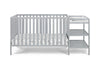 Palmer - 3 In 1 Convertible Crib, Changer Combo - Gray