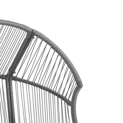 Palos - Outdoor Wicker Glider Chair - Dark Gray
