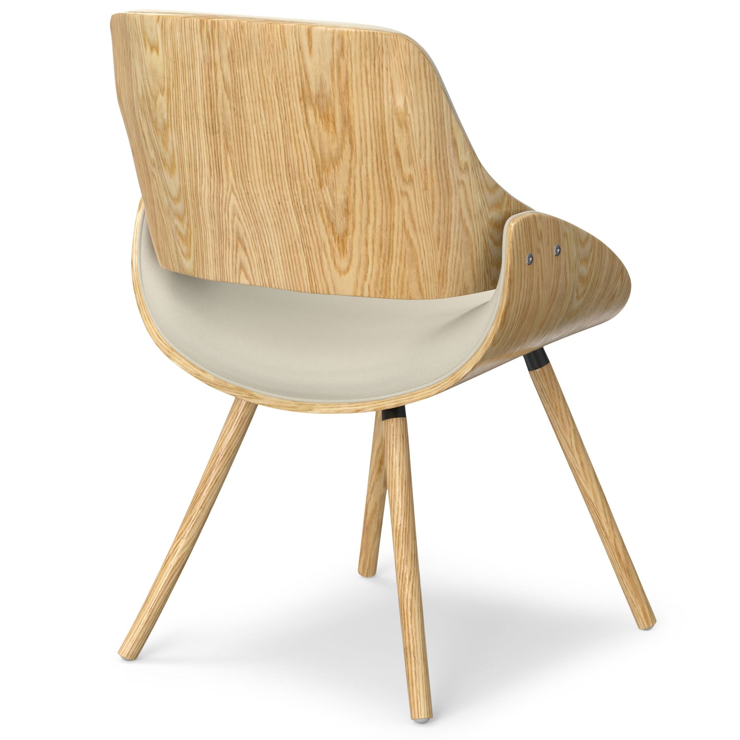 Malden - Bentwood Dining Chair With Wood Back - Natural