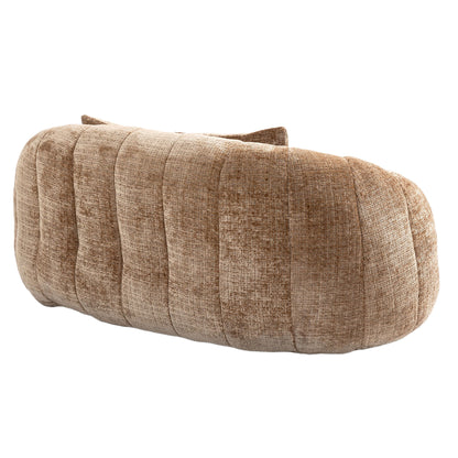 Bean Bag Sofa Lazy Sofa Durable Comfort Lounger High Back Bean Bag Chair Couch - Coffee