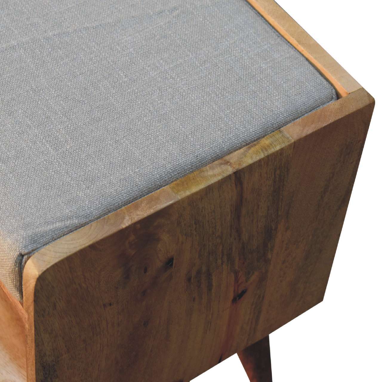 Nordic Style Storage Bench - Oak