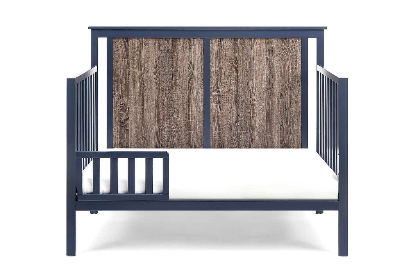 Connelly - 4 In 1 Convertible Crib - Midnight Blue / Vintage Walnut