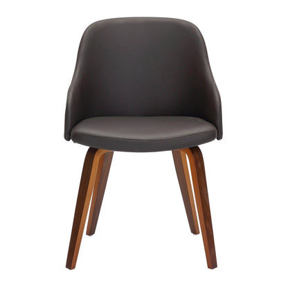 Bacci - Mid-Century Modern Dining / Chair - Walnut / Brown
