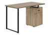 Computer Desk, Home Office, Laptop, Left, Right Set-Up, Storage Drawers, Work, Contemporary, Modern - Taupe