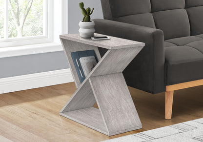 Accent Side Table, Contemporary - Gray Wash