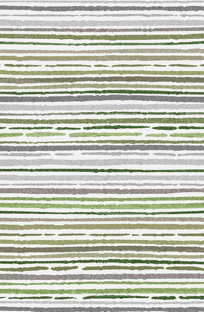Sphinx - Indoor & Outdoor Washable Non - Slip Accent Rug - Beige Multi / Green