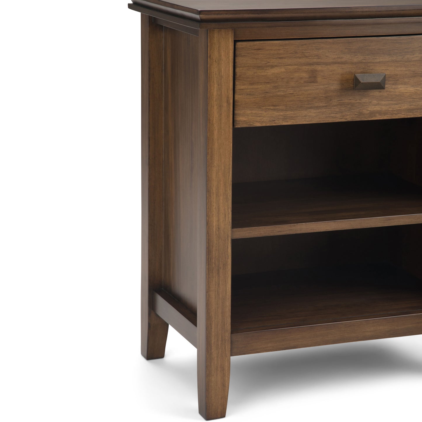 Artisan - Bedside Table - Rustic Natural Aged Brown