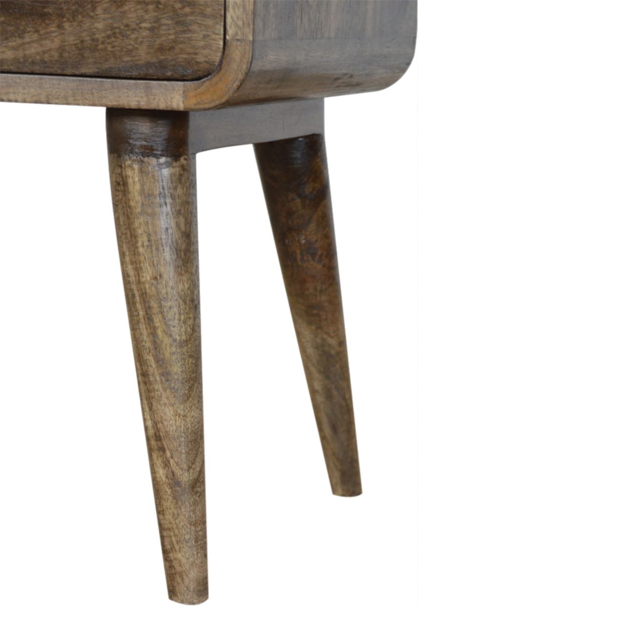 Curved Classic ed Nightstand - Gray Wash