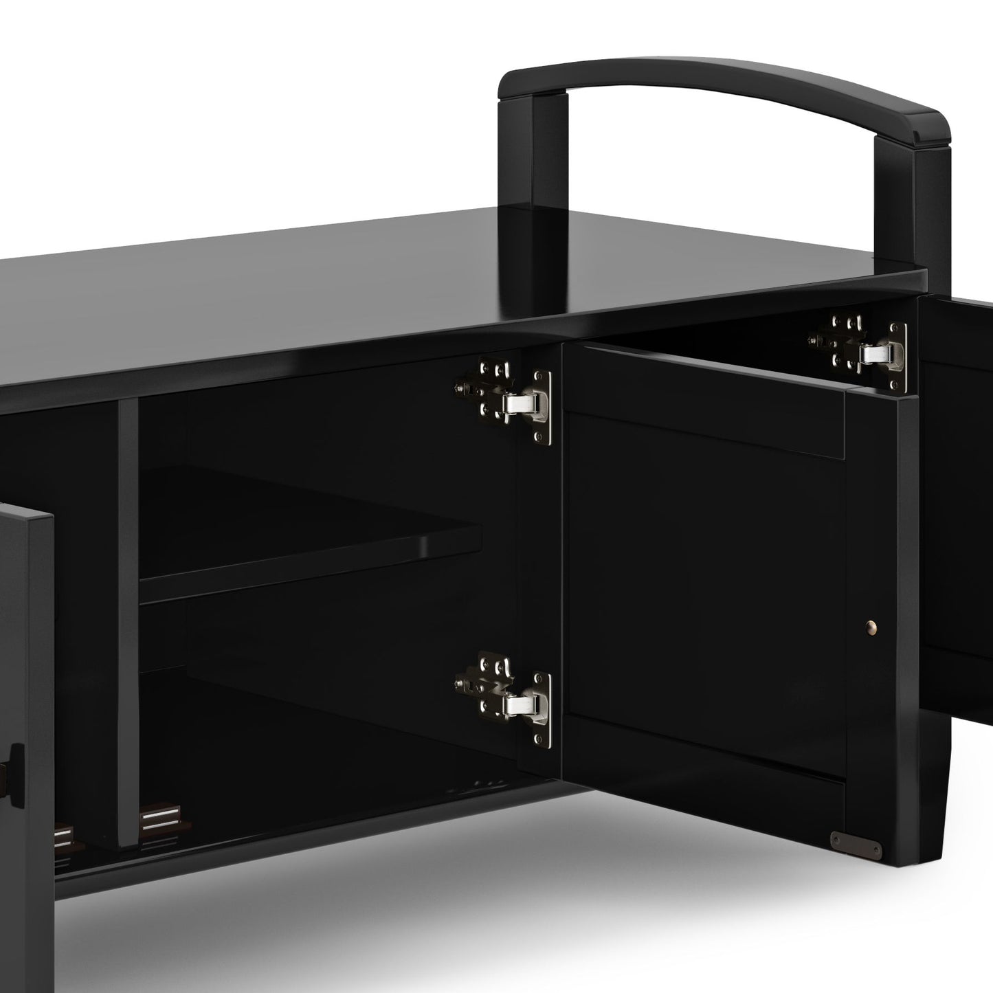 Warm Shaker - Entryway Storage Bench - Black