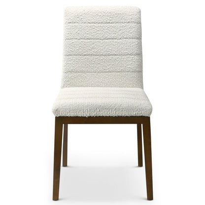 Ines - Dining Chair (Set of 2) - Brown / White