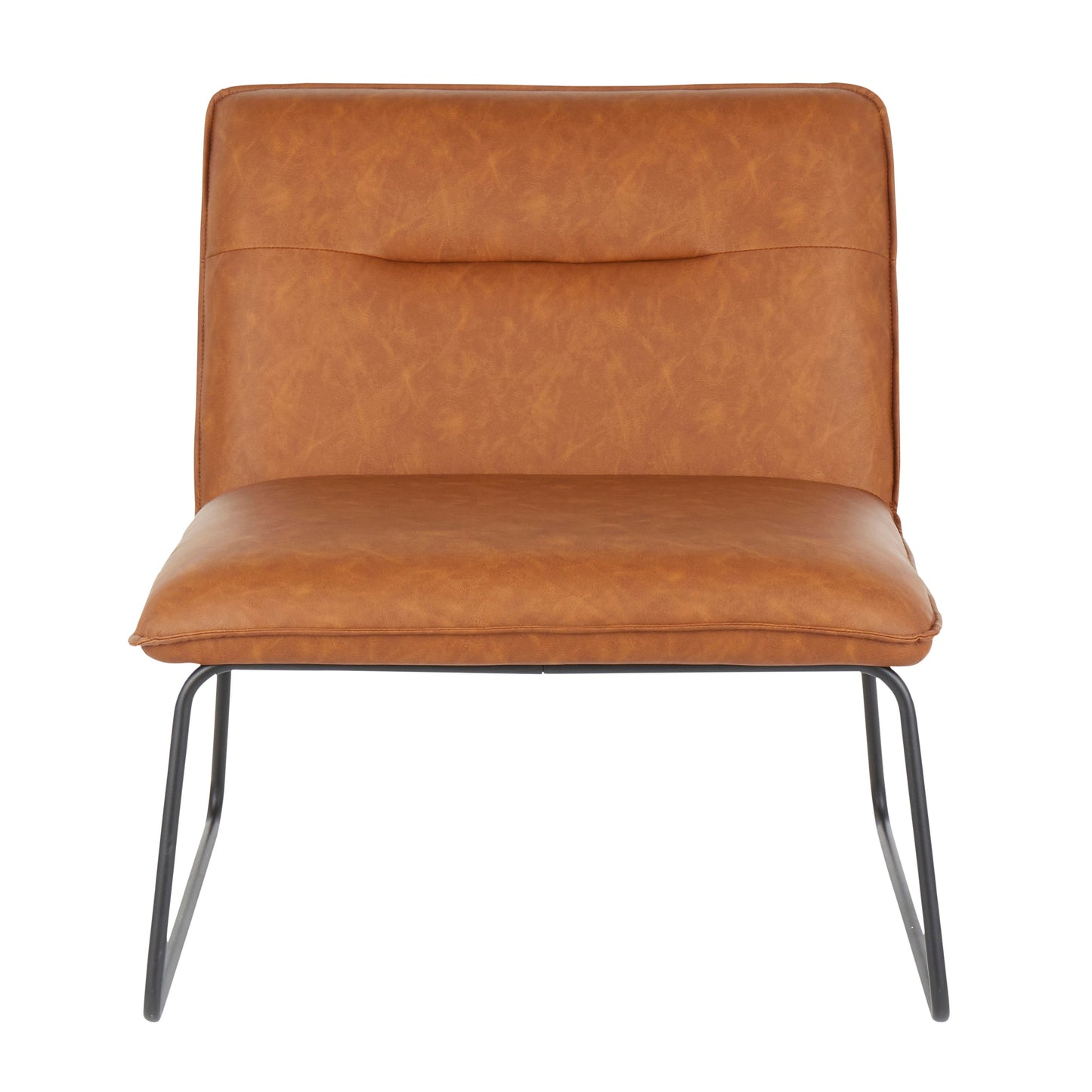 Casper - Industrial Chair - Black / Camel