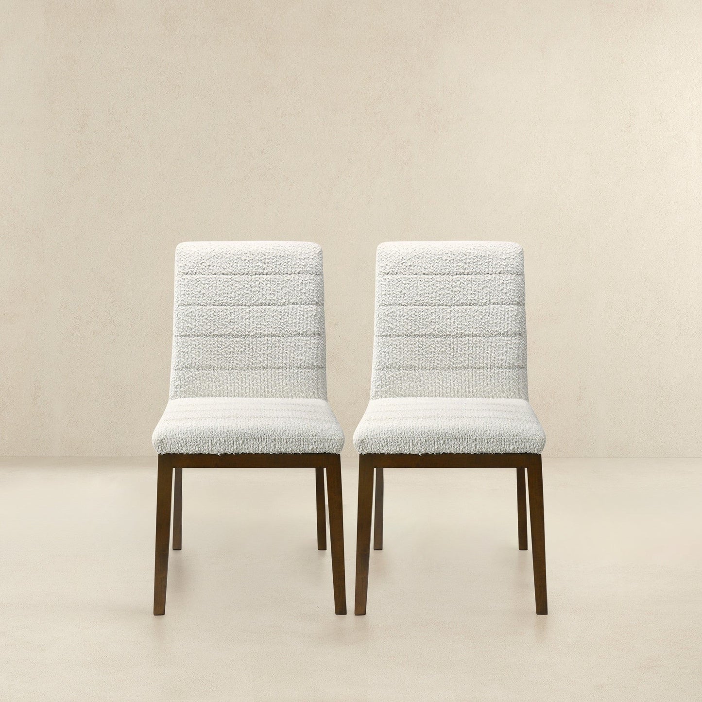 Ines - Dining Chair (Set of 2) - Brown / White