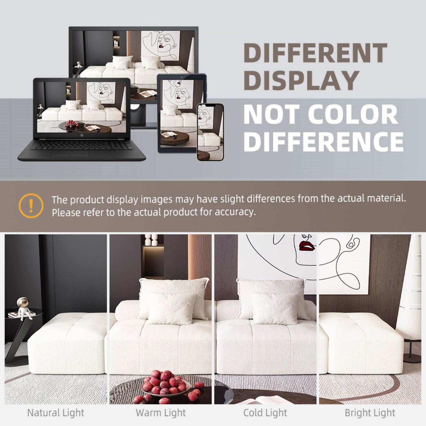 Modern Oversized Modular Sectional Sofa With 2 Ottoman And 2 Seat, Sparkling Chenille Fabric Soft Cushion Sofa With 4 Pillows, 4 Pieces Diy Combination Tufted Sofa, No Assembly Required - Beige