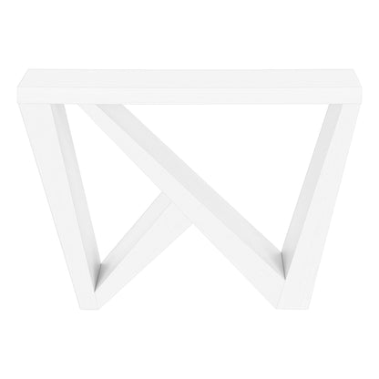 Accent Console Table For Entryway - White