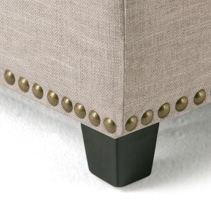 Kingsley - Large Storage Ottoman - Natural