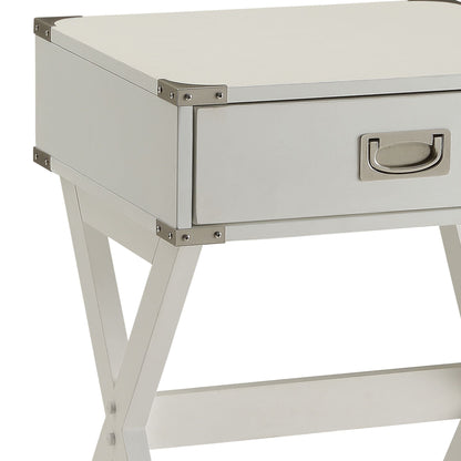 Babs - Accent Table - White