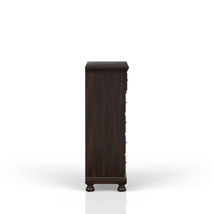 5 Drawer Chest - Dark Cherry