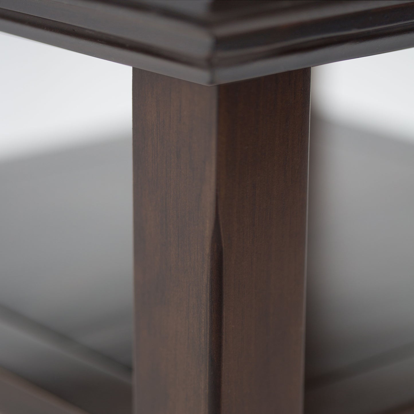 Acadian - Narrow Side Table - Brunette Brown