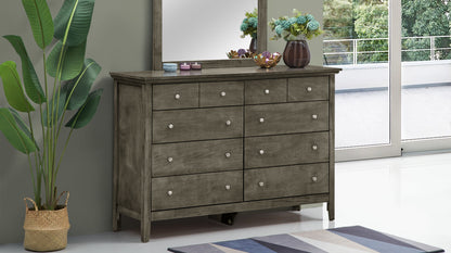 Elegant Casual Dresser - Gray