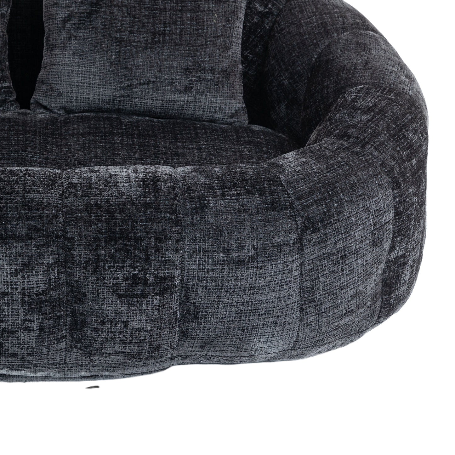 High Back Durable Comfort Bean Bag Sofa Couch For Adults And Kids - Black